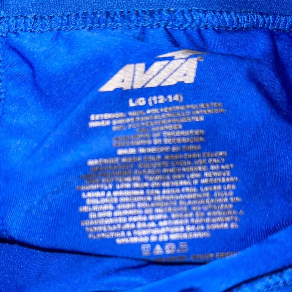 Avia Blue Athletic Shorts with Moisture-Wicking Fabric - Picture 5 of 5